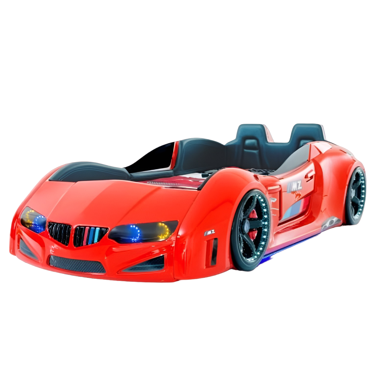 Кровать-машина Exit BMW VIP с подсветкой фар/колес и дна/звуковые эффекты/пульт ДУ Красный (771.03.05) Кровать-машина Exit BMW VIP с подсветкой фар/колес и дна/звуковые эффекты/пульт ДУ Красный (771.03.05)