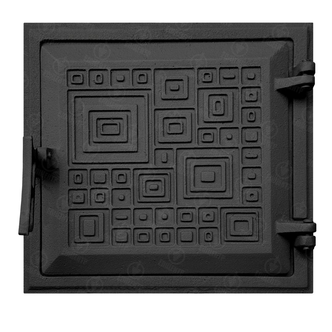 Дверцята чавунні для печі Модерн 265х250 мм