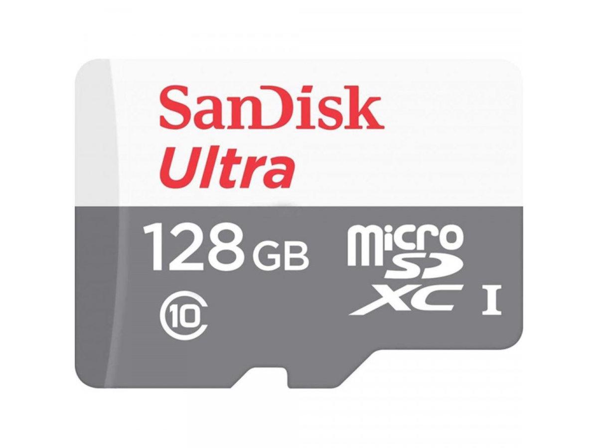 Карта пам'яті microSDXC SanDisk Ultra 128 Gb class 10 A1 100 Mb/s adapterSD (SDSQUNR-128G-GN3MA) - фото 2