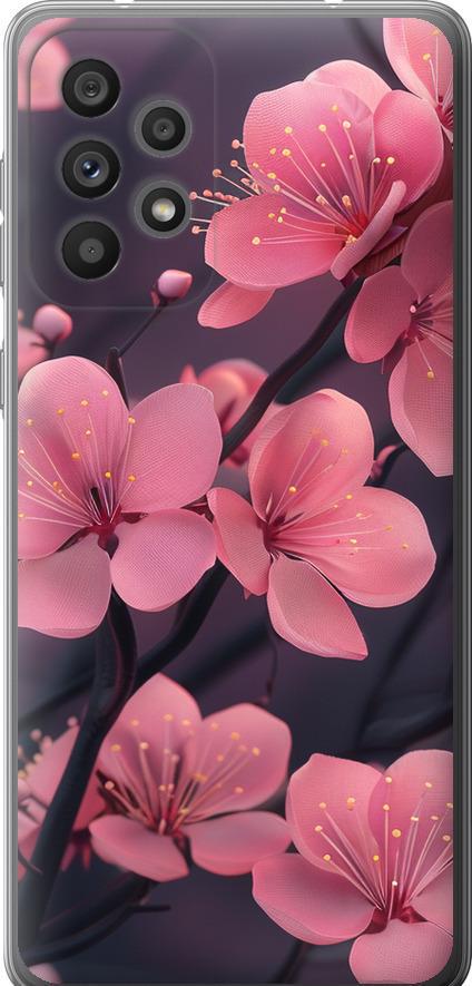 Чехол на Samsung Galaxy A73 A736B Пурпурная сакура (6075u-2586-42517) Чехол на Samsung Galaxy A73 A736B Пурпурная сакура (6075u-2586-42517)