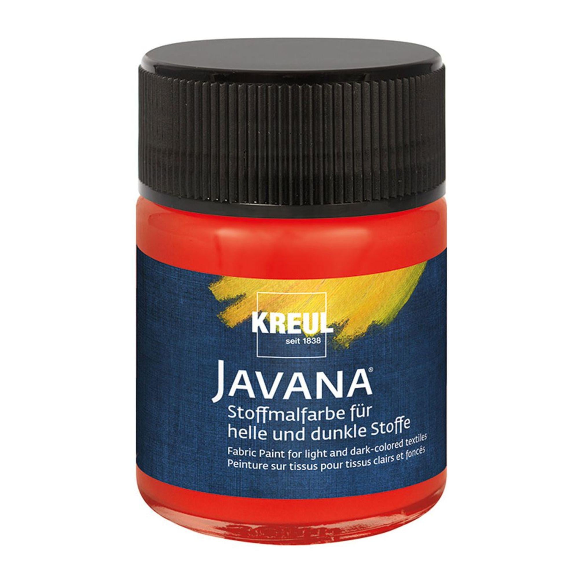 Краска по ткани Kreul Javana Opak баночка 50 мл Красный (KR-91963)