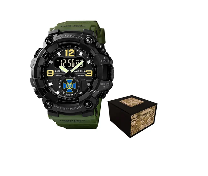 Наручные часы Awarder 004 СБУ Army Green/Black