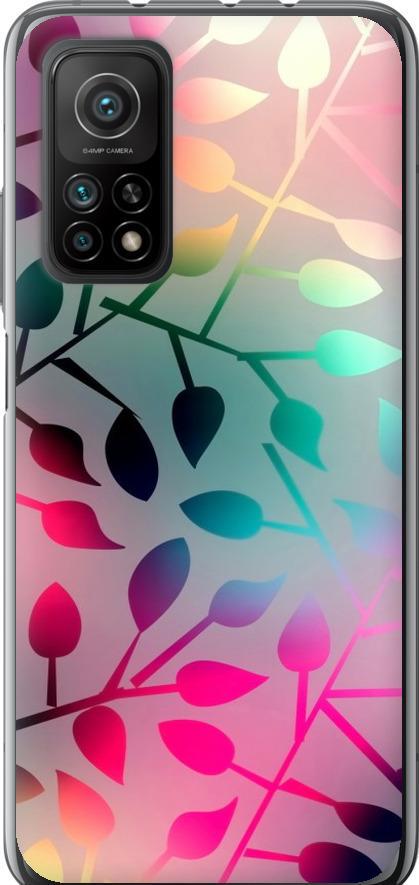 Чехол на Xiaomi Mi 10T Pro Листья (2235u-2679-42517)