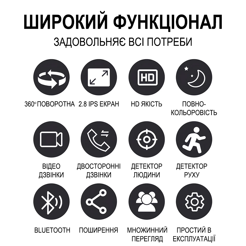 Камера відеоспостереження поворотна Digital Lion PTZ W31 Wifi з відеодзвінком на смартфон та датчиком руху - фото 8 Камера відеоспостереження поворотна Digital Lion PTZ W31 Wifi з відеодзвінком на смартфон та датчиком руху - фото 8