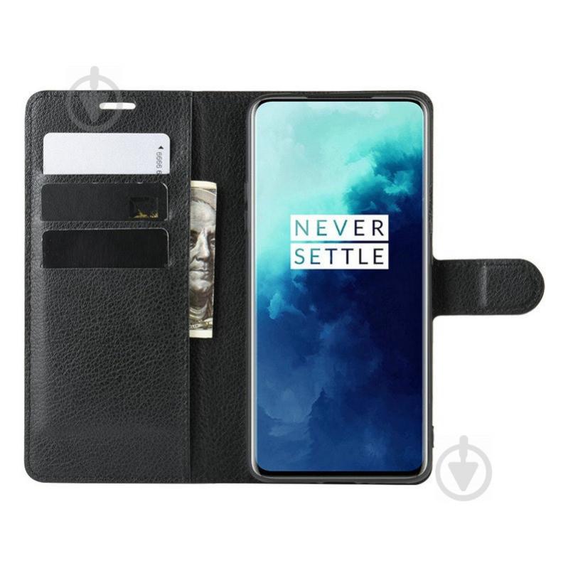 Чехол-книжка Litchie Wallet для OnePlus 7T Pro Black (hub_QvtJ89514) - фото 6