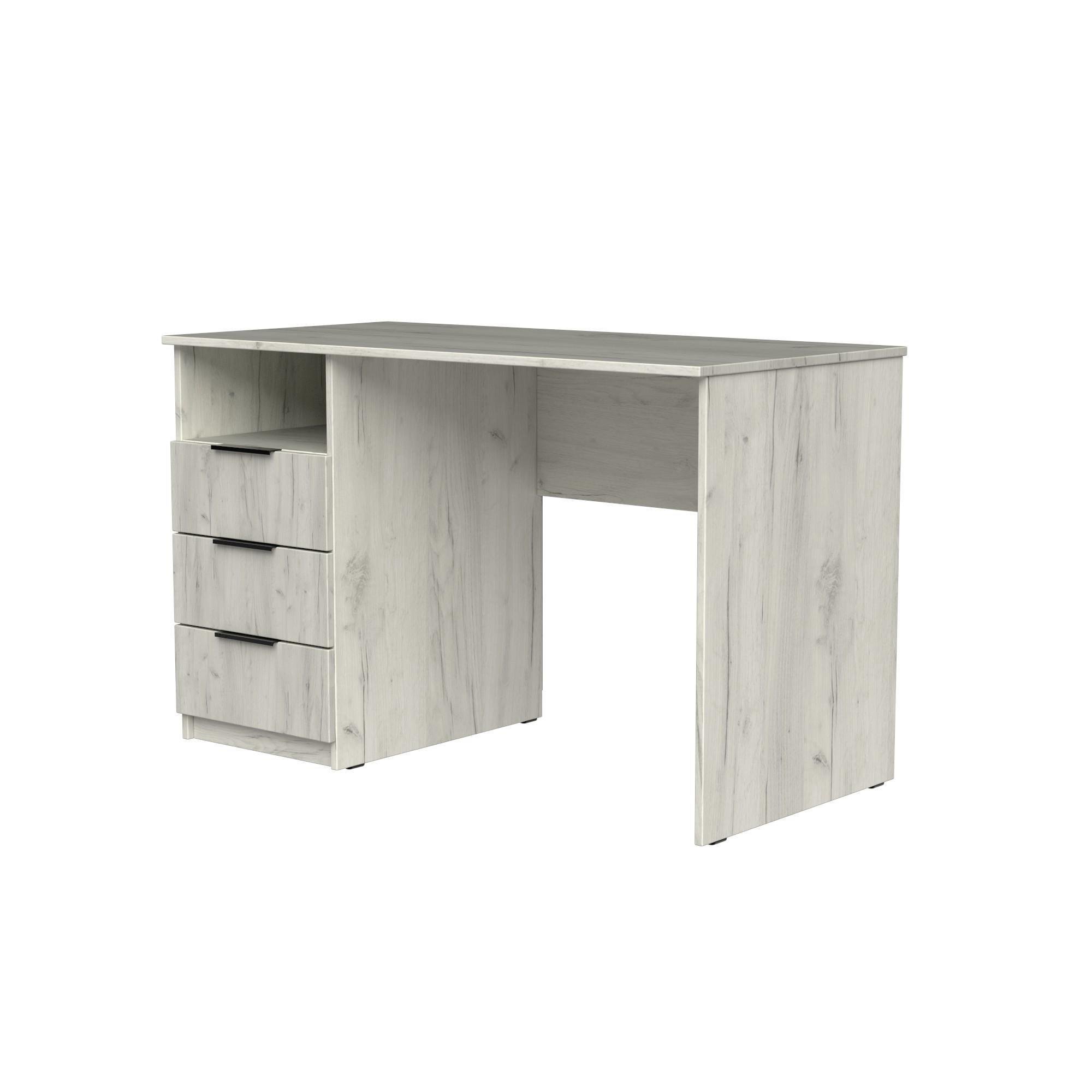 Стол письменный СП1 3Я SENAM 750х1100х500 мм ДСП Дуб Крафт Белый - фото 3