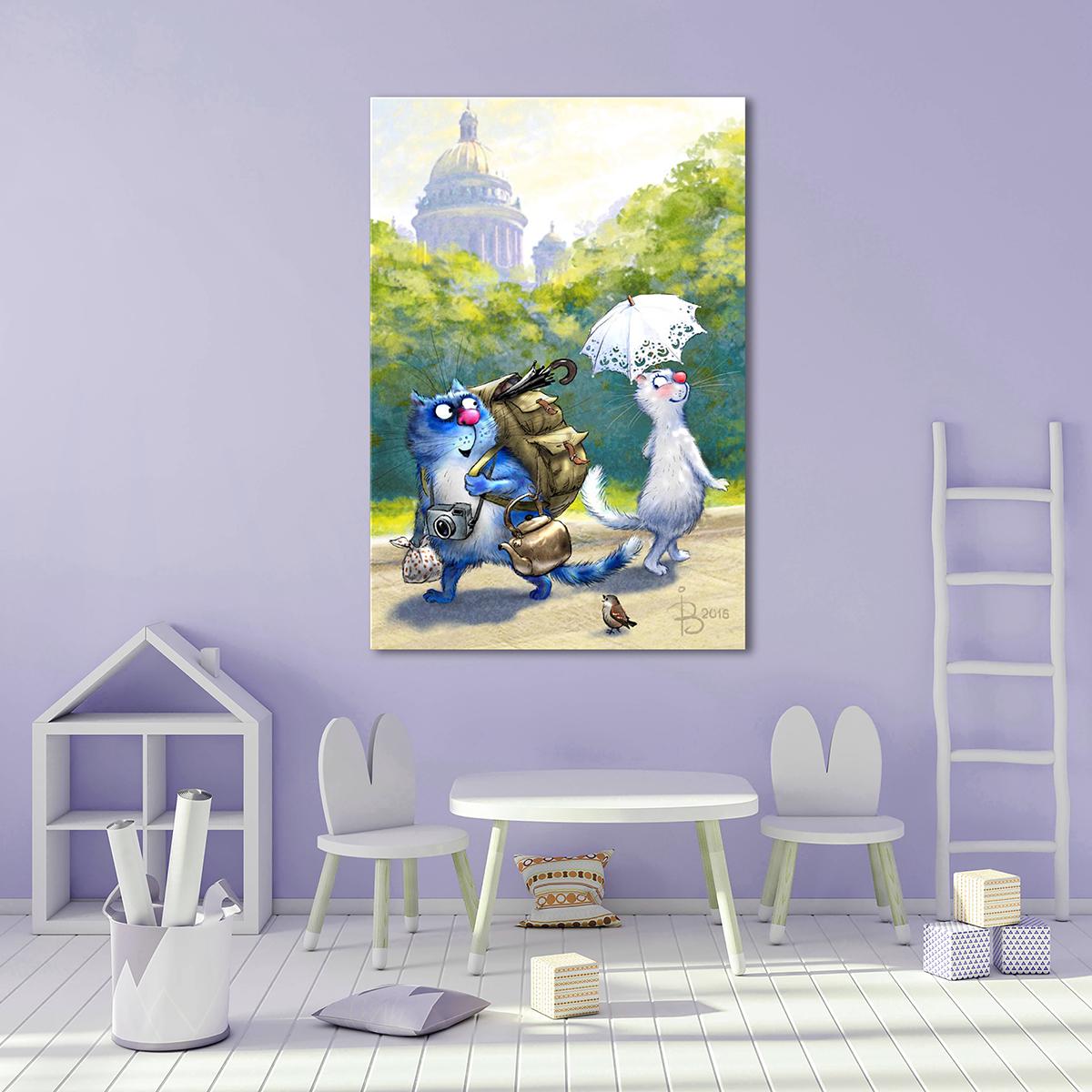 Модульная картина Я оглянулся посмотреть ..... 1 модуль 50x75 см