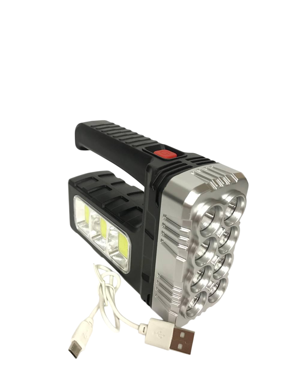 Фонарик светодиодный портативный BL-7701 solar в руку micro usb charge (10301338)