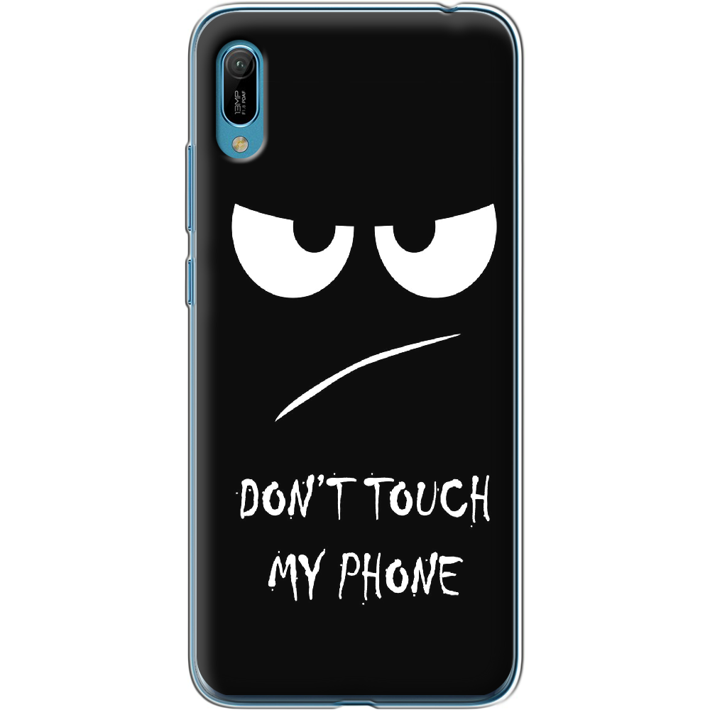 Чехол Boxface Huawei Y6 2019 Don't Touch my Phone Прозрачный силикон (36451-up535-36451)