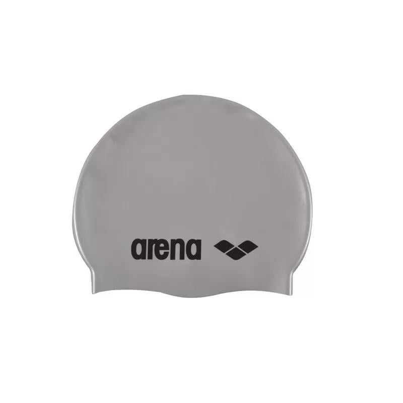 Шапка для плавання Arena CLASSIC SILICONE Unisex OSFM Сріблястий (3468333887403)