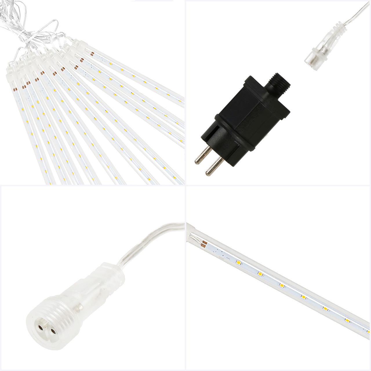 Гірлянда метеоритний дощ Springos 4 м 480 led Cold White (CL1211 s-vida L) - фото 6