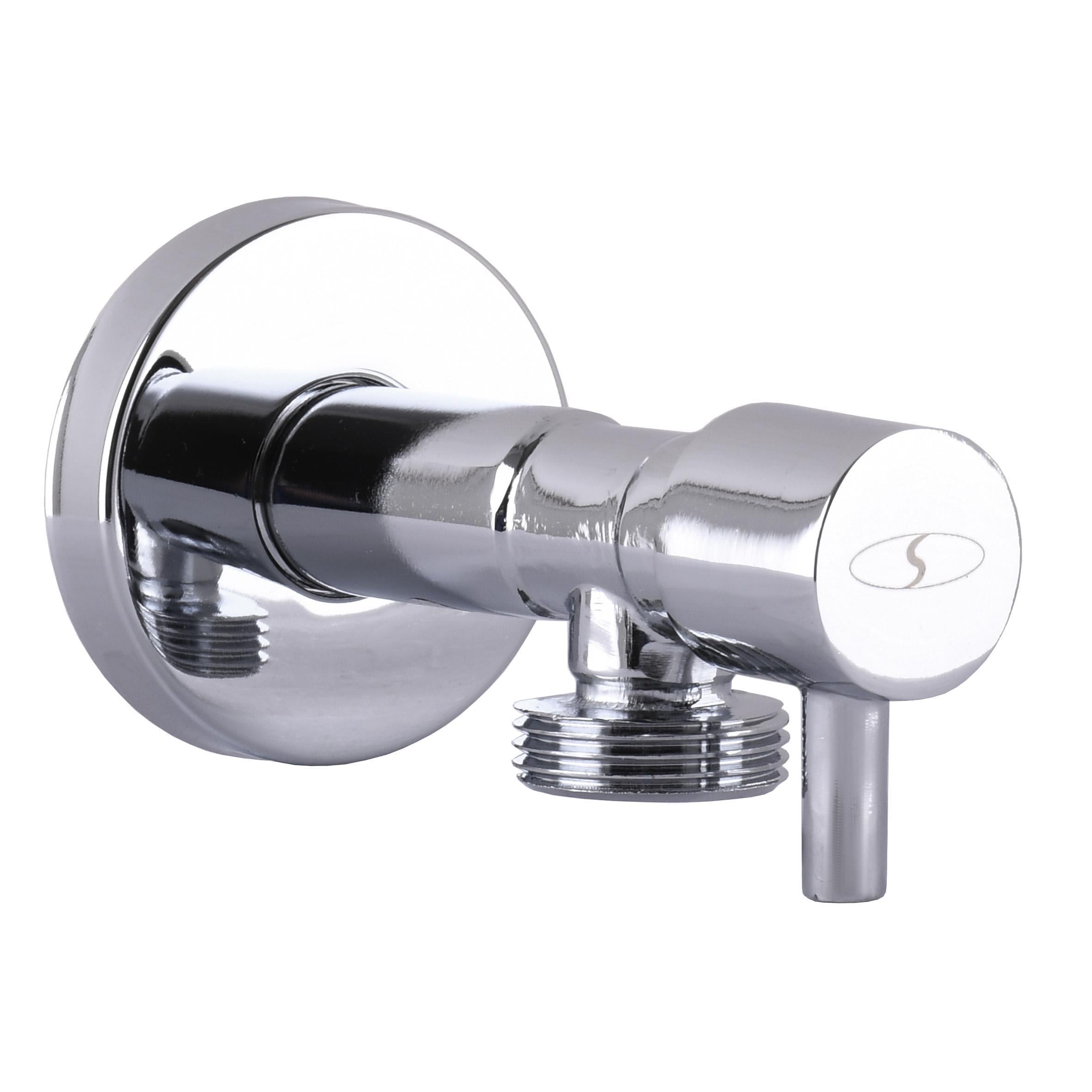 Кран полувращающийся угловой Solomon 1/2"x1/2" Lazer 7076 (000002251)