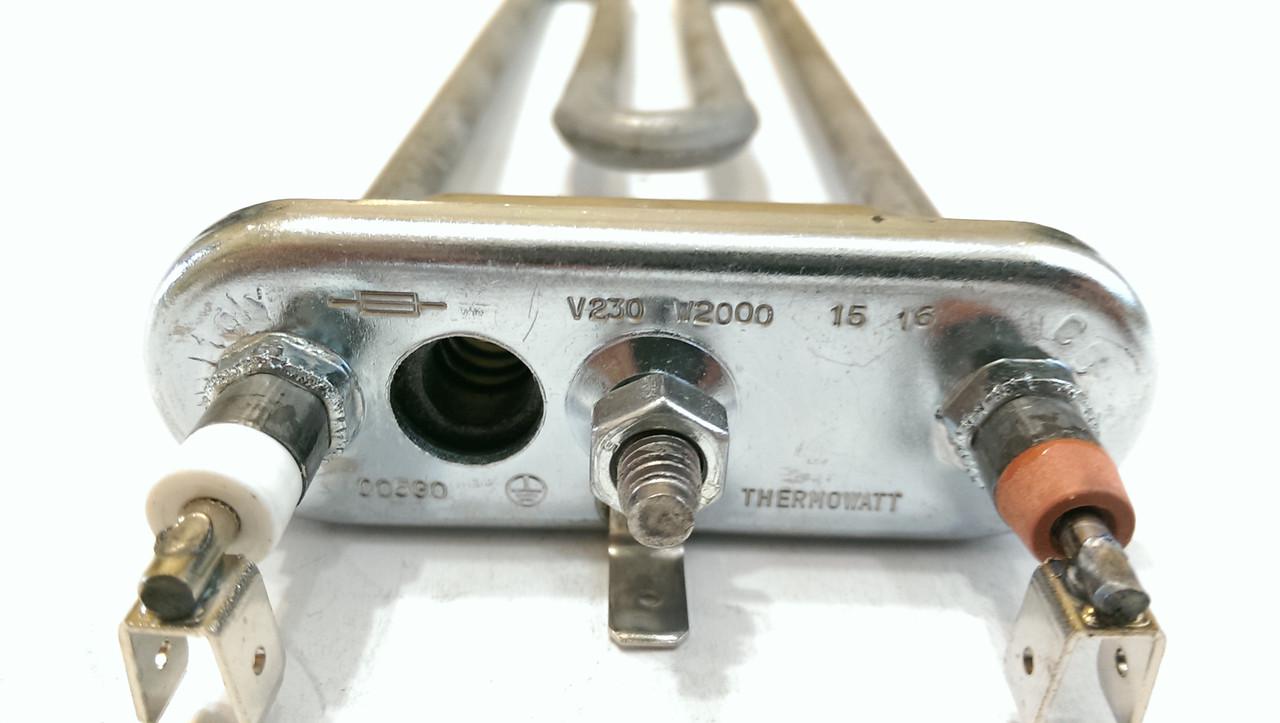 ТЭН для стиральной машины Thermowatt 2000W 200 мм с местом под датчик (0166) - фото 3 ТЭН для стиральной машины Thermowatt 2000W 200 мм с местом под датчик (0166) - фото 3