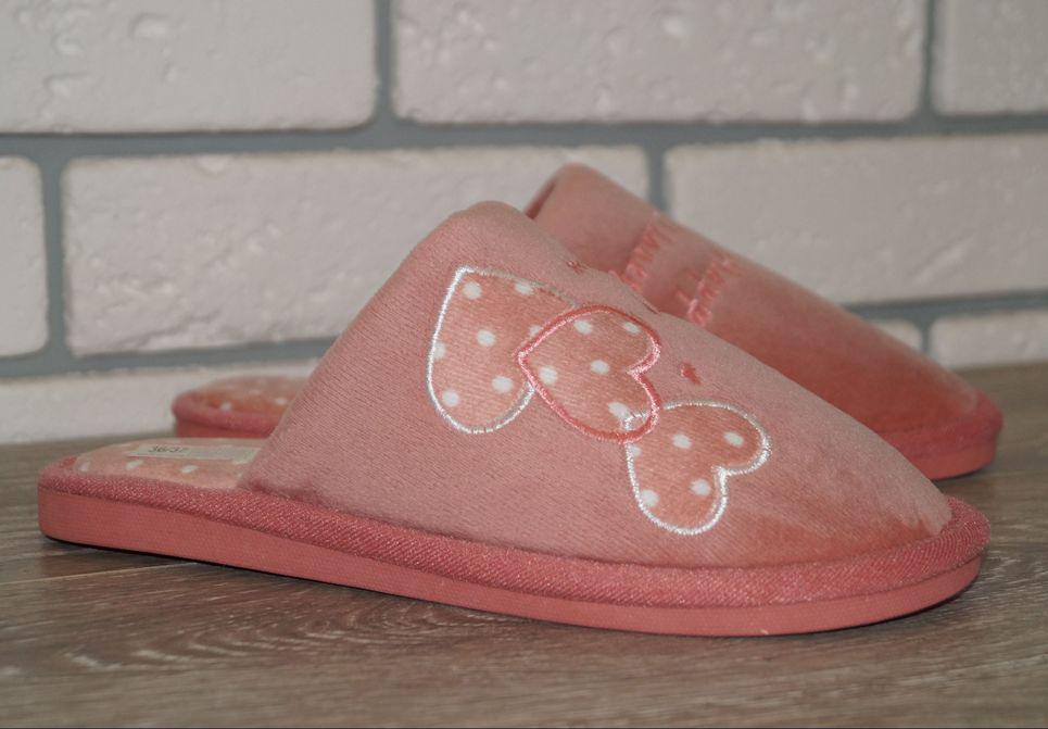 Тапочки женские домашние NuoNuo р. 36/37 23 см Розовый (31403-3637)