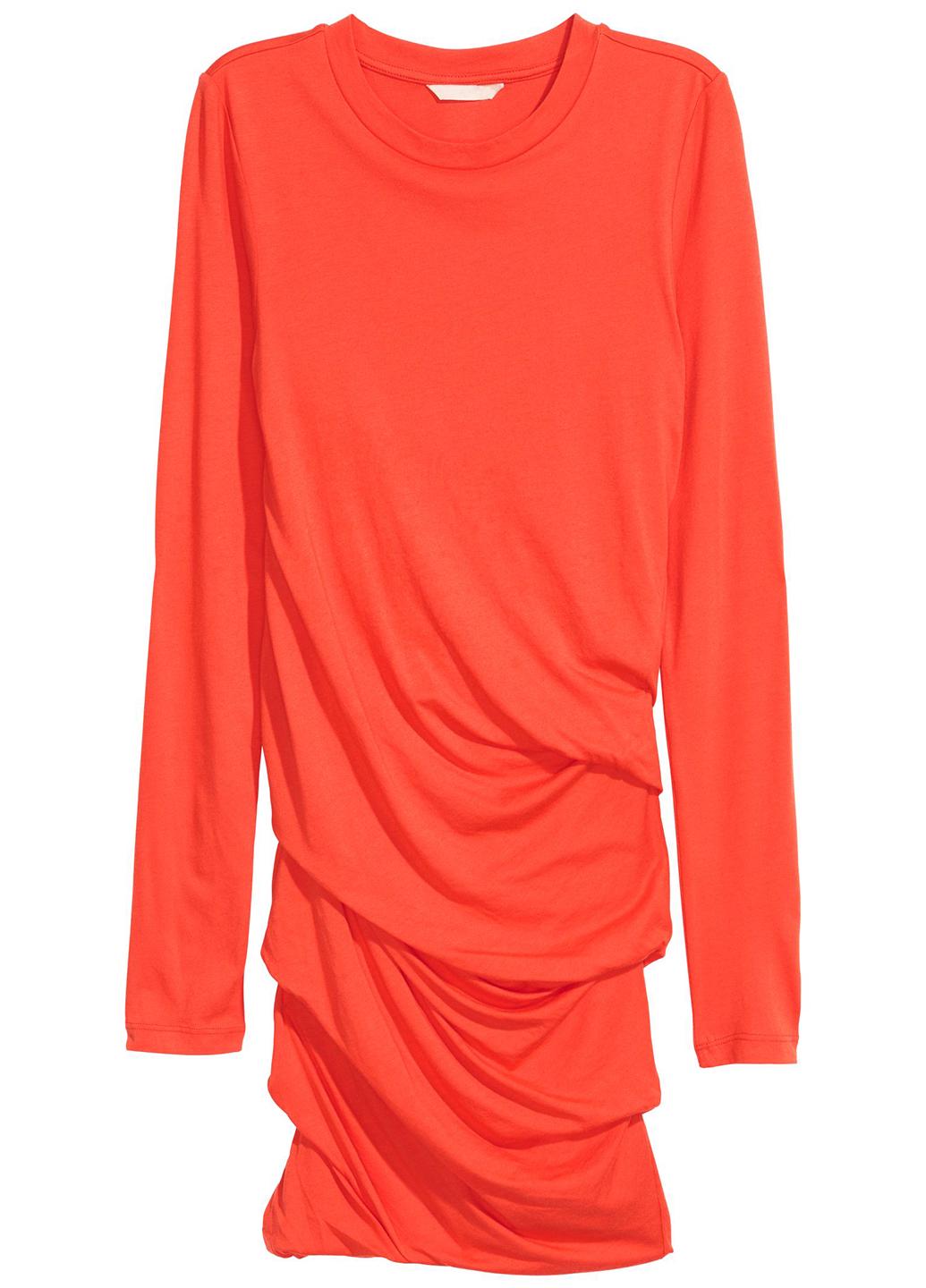 Платье H&M р. 34 Оранжевый (585094b45)