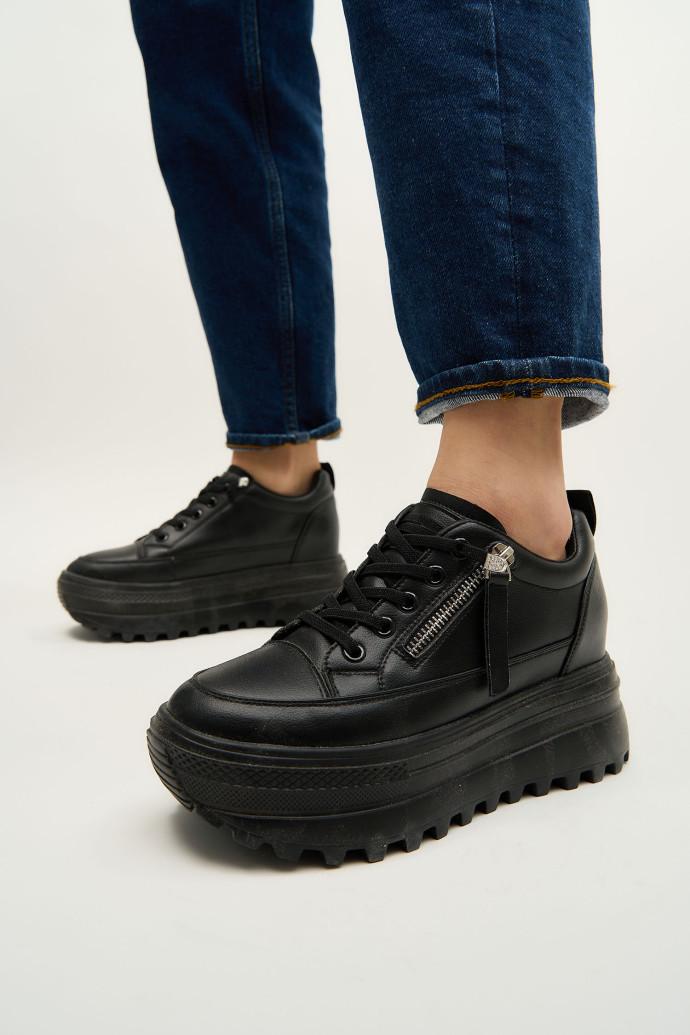 Сникерсы женские LONZA р. 40 Черный (180843)