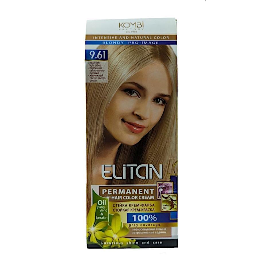 Крем-краска для волос стойкая ELITAN intensive and natural color 9-61 Жемчужный светло-светло-русый (2191964414)