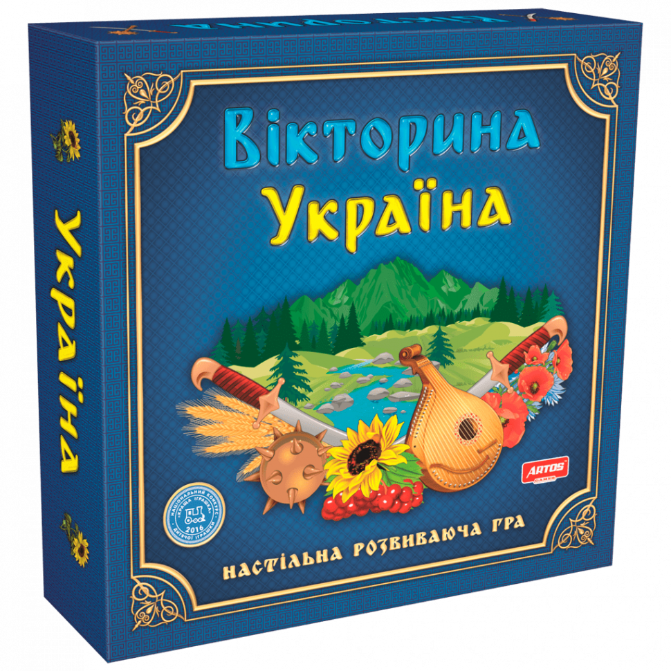 Настольная игра Artos Games "Вікторина Україна" 0994