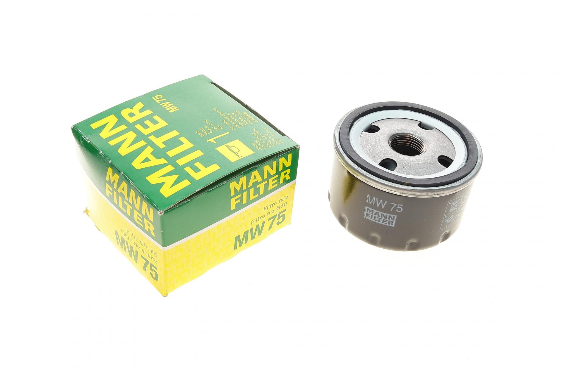 Фильтр масляный Mann-Filter для BMW i3 I01 13- W20K06A/IB1P25B (MW 75)