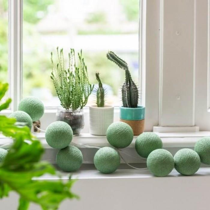 Оригінальна тайська гірлянда кульки-ліхтарики CBL 20 шт. 3,7 м Sage Green (1369) Оригінальна тайська гірлянда кульки-ліхтарики CBL 20 шт. 3,7 м Sage Green (1369)