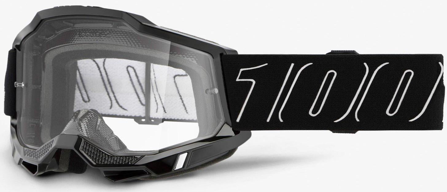 Мотоокуляри 100% ACCURI 2 Goggle Blackline Clear Lens (51185)