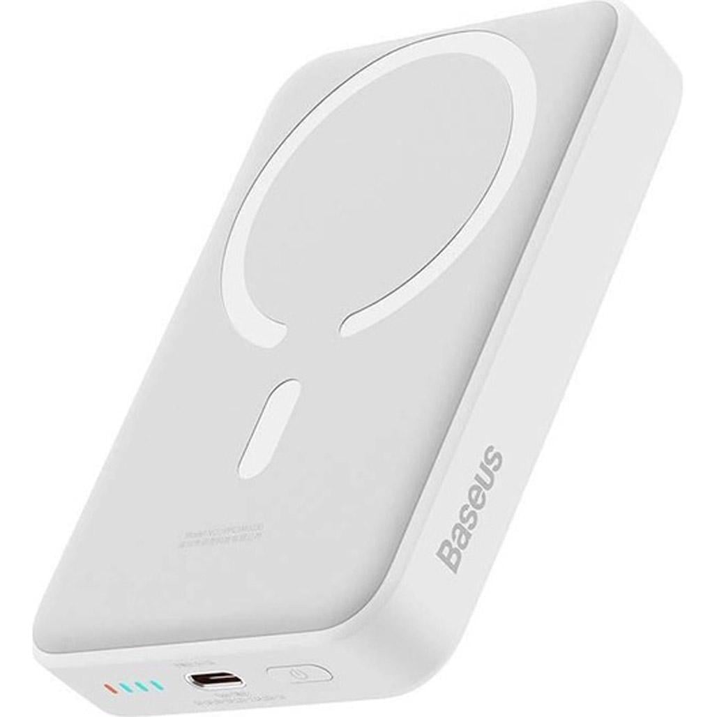 Внешний аккумулятор Baseus Magnetic Mini 30W 10000 mAh White (PPCX110202)