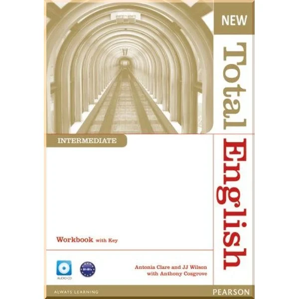 Рабочая тетрадь New Total English Intermediate Workbook with CD and key