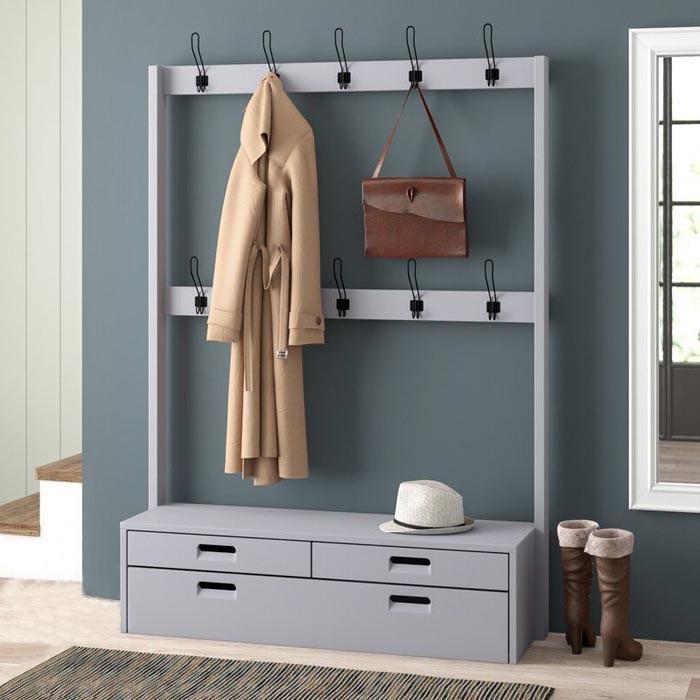 Гарнитур для прихожей из дерева Санхосе Маренго (ПИЕ-000119)