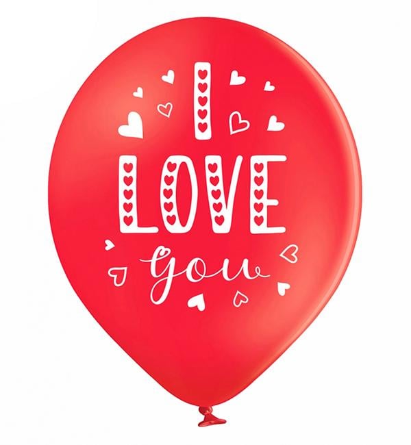 Воздушные шары I love you Ø 30 см 7 шт. Воздушные шары I love you Ø 30 см 7 шт.