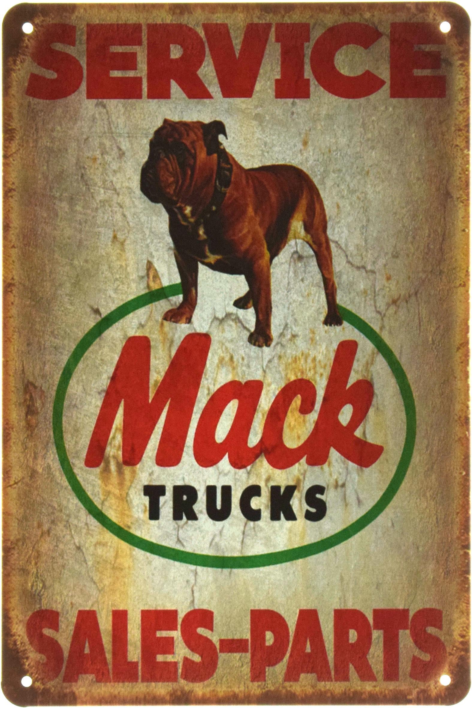 Табличка металева Mack Trucks Service 20x30 см