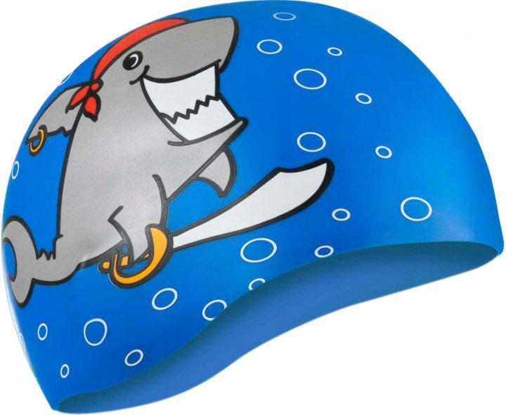 Шапочка для плавания Aqua Speed Kiddie Shark 1783 142-Shark OSFM Синий (5908217617835)