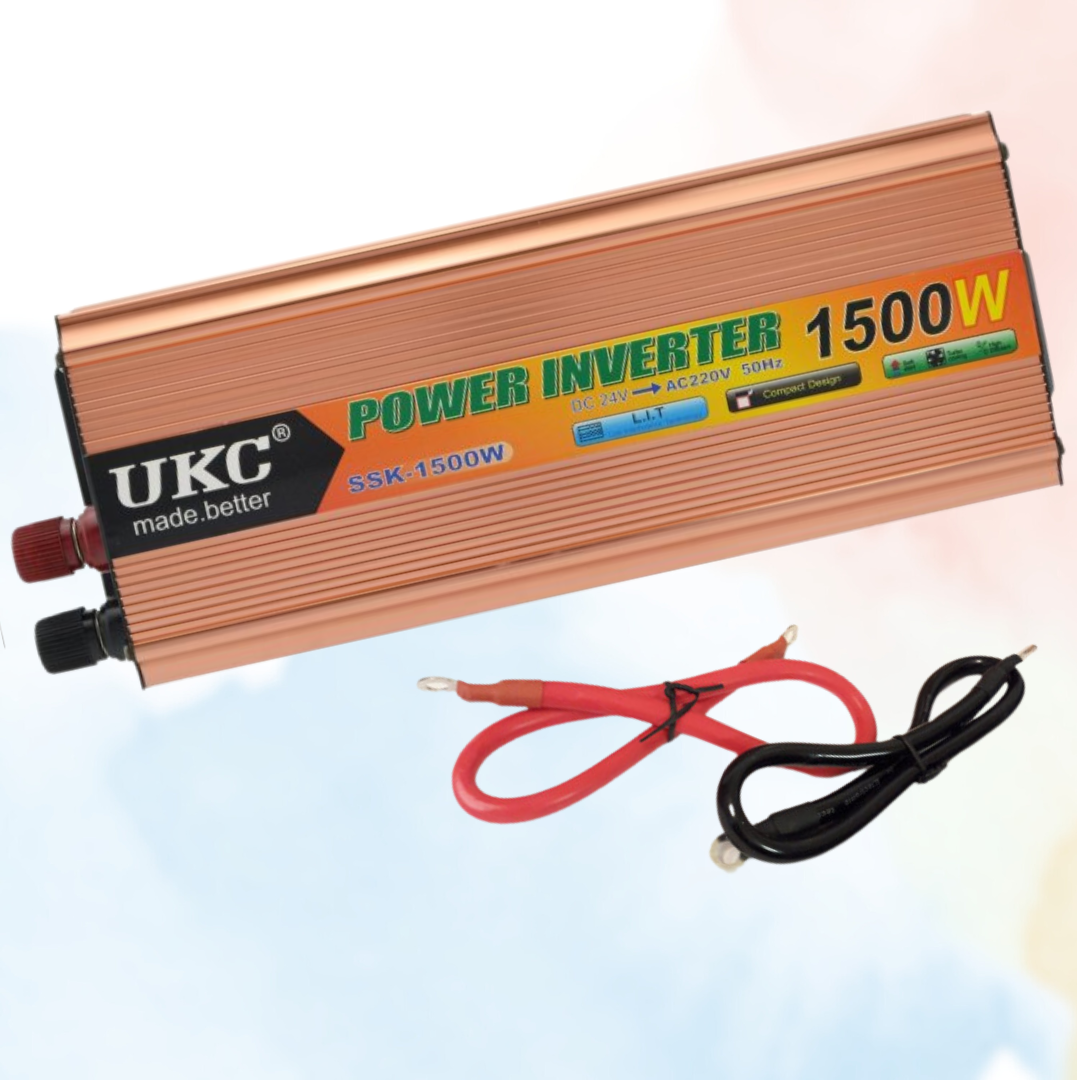 Перетворювач напруги автомобільний UKC AC/DC 1500W 24V (SSK-24-1500W) - фото 2 Перетворювач напруги автомобільний UKC AC/DC 1500W 24V (SSK-24-1500W) - фото 2