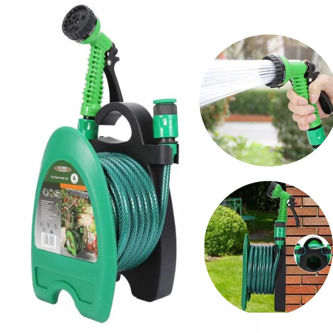 Шланг поливочный BB-4208 с катушкой и распылителем 7 режимов 10 м Green (784780534) - фото 3 Шланг поливочный BB-4208 с катушкой и распылителем 7 режимов 10 м Green (784780534) - фото 3