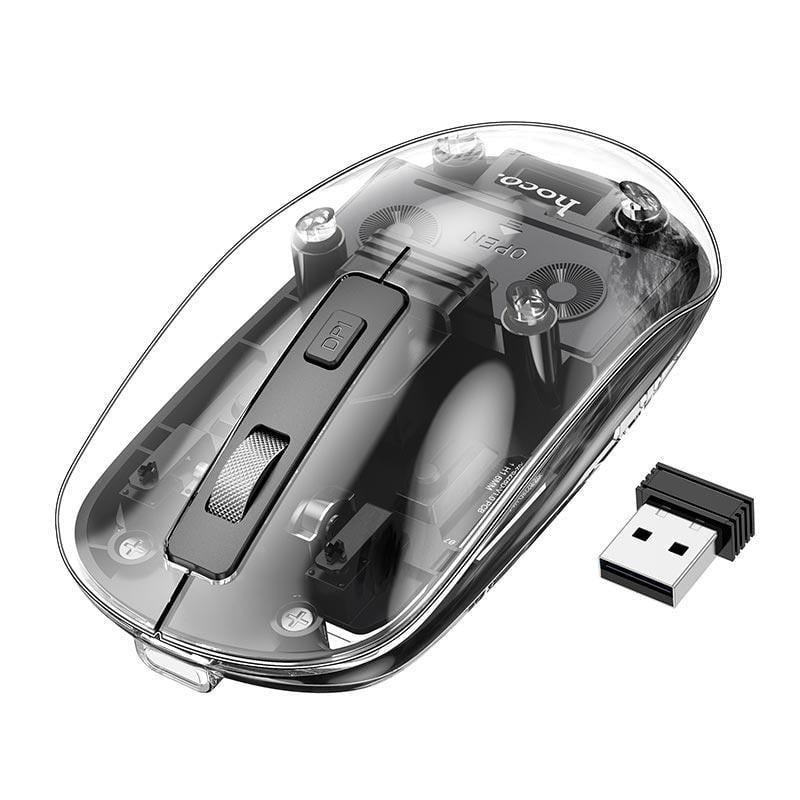 Компьютерная мышка Hoco Mysterious dual-mode silent wireless mouse GM29 2,4G/BT 800/1200/1600 dpi (2827086822)