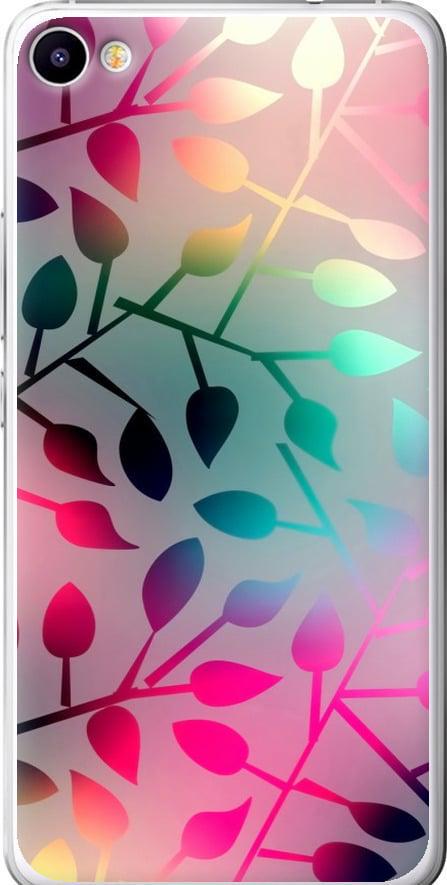 Чехол на Meizu U20 Листья (2235t-416-42517)