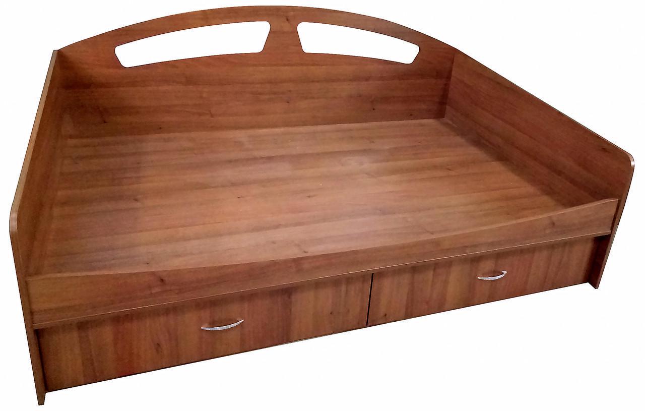 Ліжко МАКСІ-МЕблі Орфелія плюс 2000х1000 Горіх лісовий (8467) Ліжко МАКСІ-МЕблі Орфелія плюс 2000х1000 Горіх лісовий (8467)