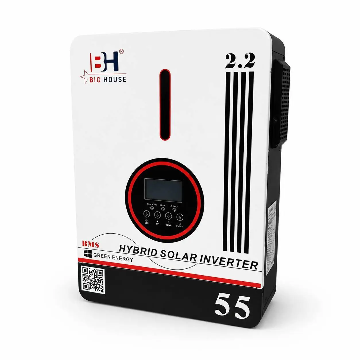 Инвертор солнечный гибридный BH BIG HOUSE SP-2200 с чистой синусоидой 1800 Вт 12V MPPT 80А (M1203) Инвертор солнечный гибридный BH BIG HOUSE SP-2200 с чистой синусоидой 1800 Вт 12V MPPT 80А (M1203)