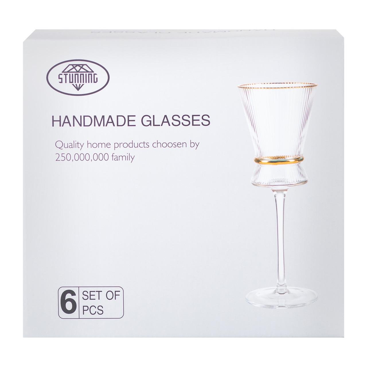 Набор бокалов для вина с высокими тонкими ножками HP-16-7 300 мл 6 шт. (A-032887) - фото 3 Набор бокалов для вина с высокими тонкими ножками HP-16-7 300 мл 6 шт. (A-032887) - фото 3