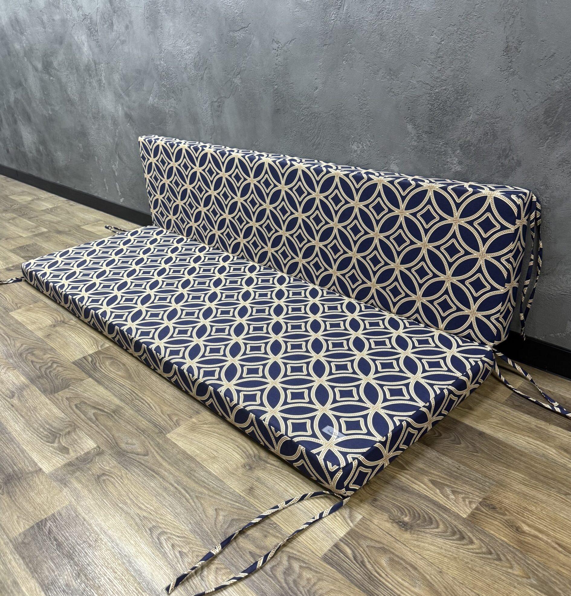 Матрас Comfort Home Ornament на поддоны/качели/каркасы/садовую мебель 140х60х40х8 см