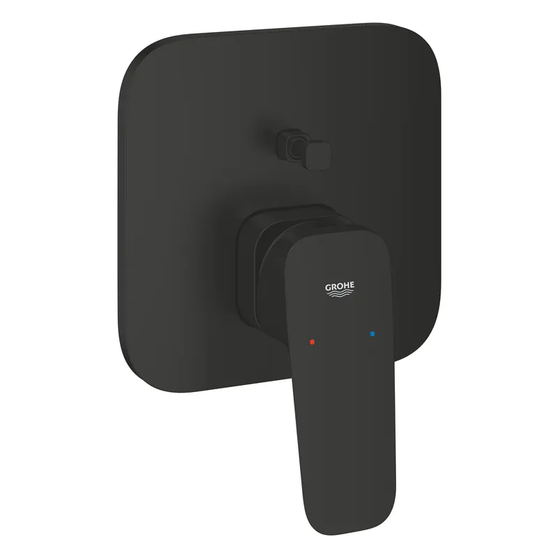Смеситель для ванны Grohe Cubeo однорычажный скрытого монтажа с переключателем на 2 положения (2591591907)