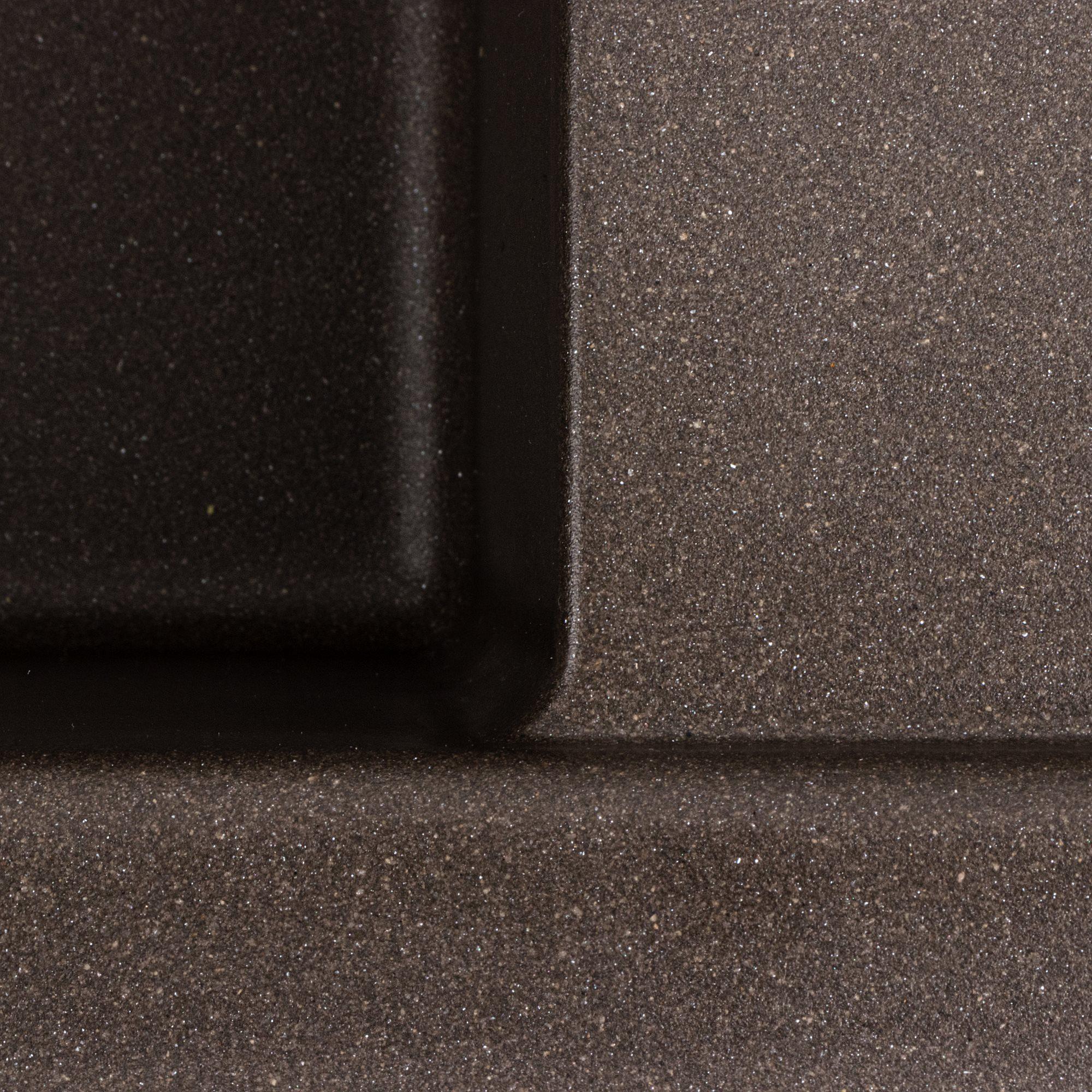 Мийка гранітна для кухні Platinum 7850 CUBE матова Темна скеля - фото 7 Мийка гранітна для кухні Platinum 7850 CUBE матова Темна скеля - фото 7