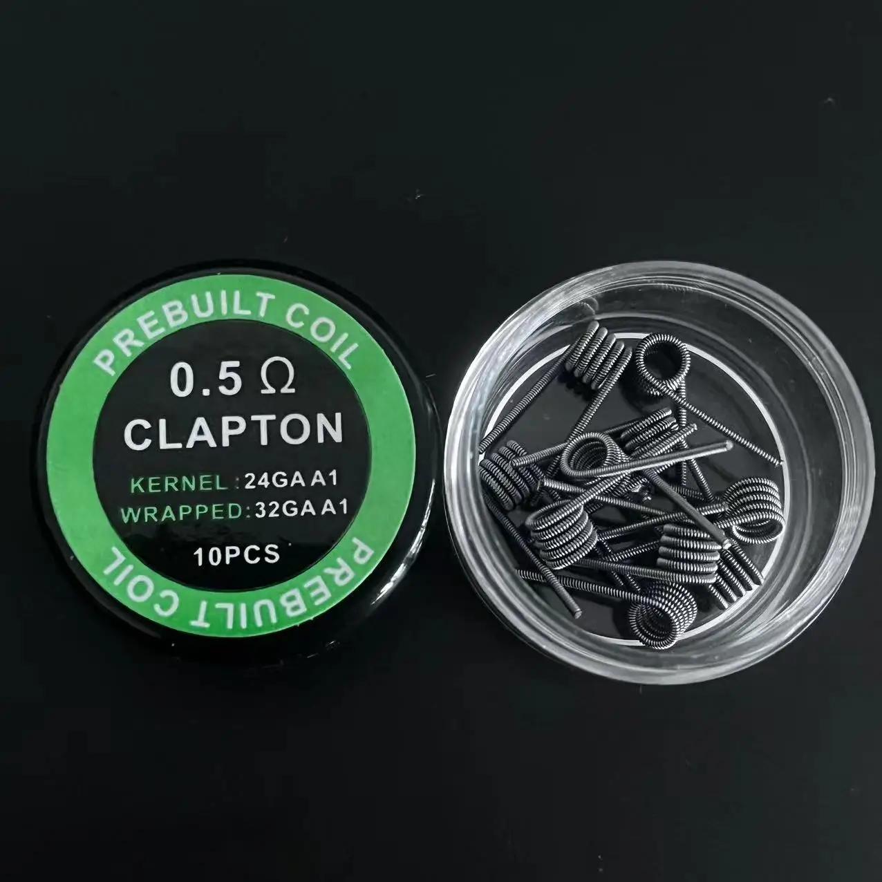 Комплект спіралей Prebuilt Clapton Coil 0,5 Ом A1 10 шт. Сріблястий (2689612497) - фото 9