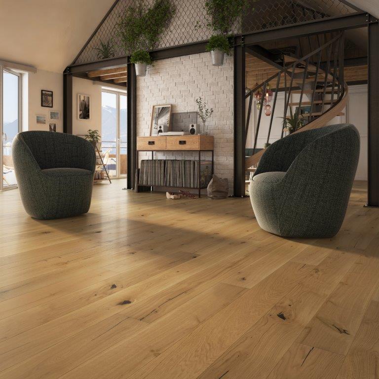 Паркетна дошка Floor`360 Дуб EARTHQUAKE ECO OIL 1-смугова Масло