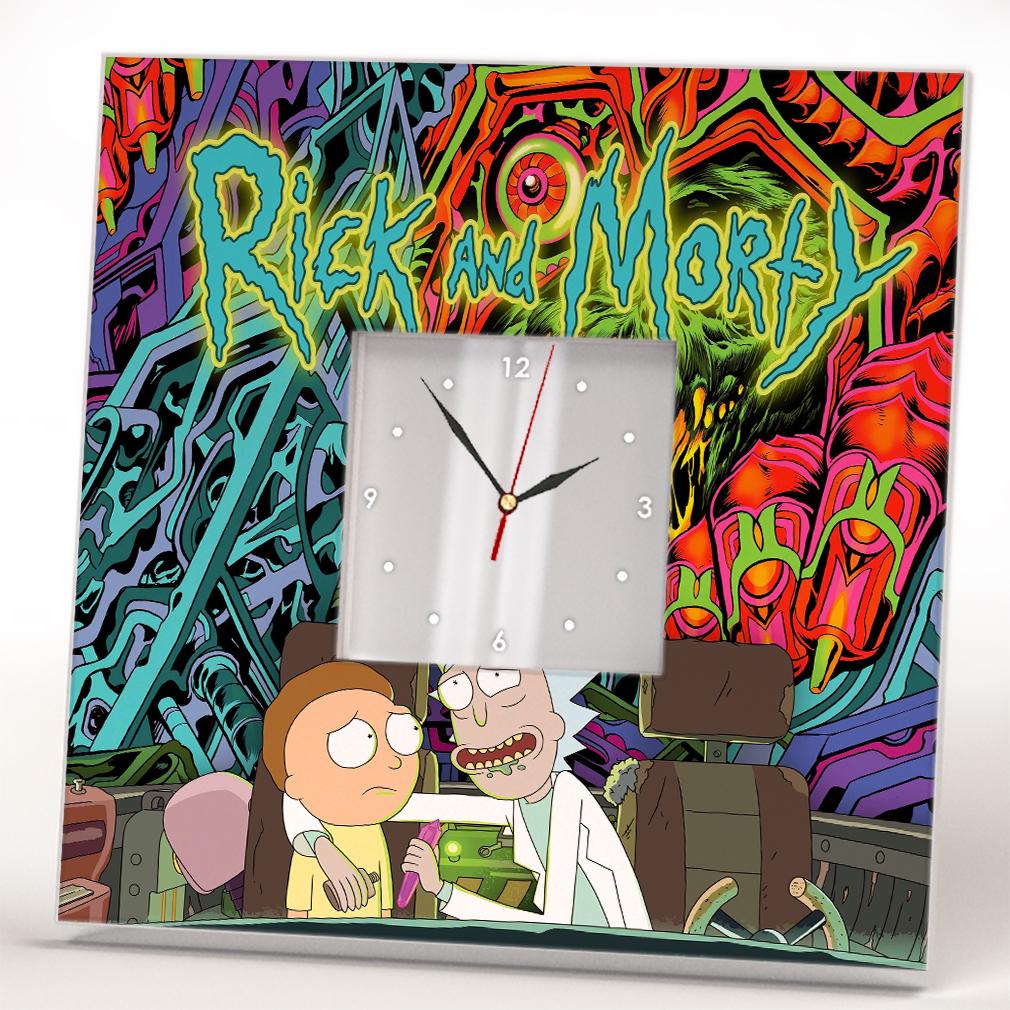 Часы "Год и Морти" 260x260 мм (C04324) Часы "Год и Морти" 260x260 мм (C04324)