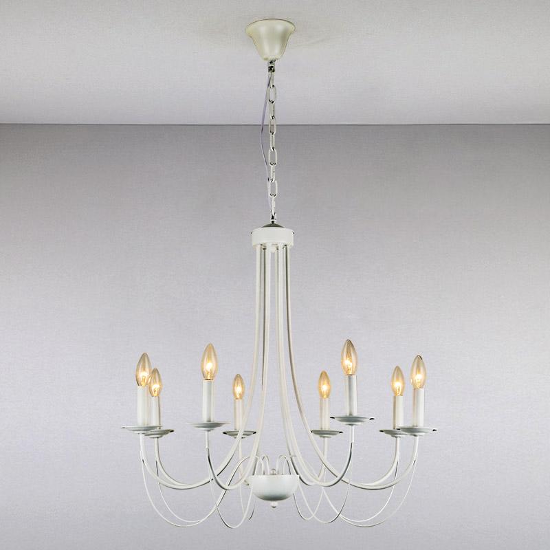 Люстра подвесная свечи Light House LS-13360-8 Белый