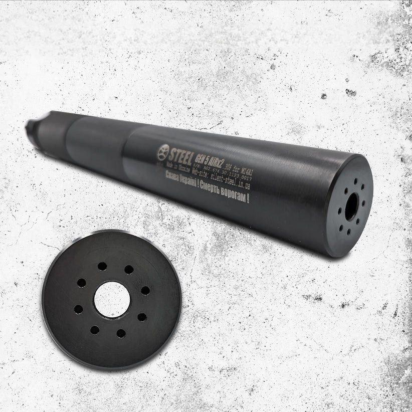 Глушник Steel Gen 5 AIR .308 for M14A1 (29027587) - фото 5 Глушник Steel Gen 5 AIR .308 for M14A1 (29027587) - фото 5