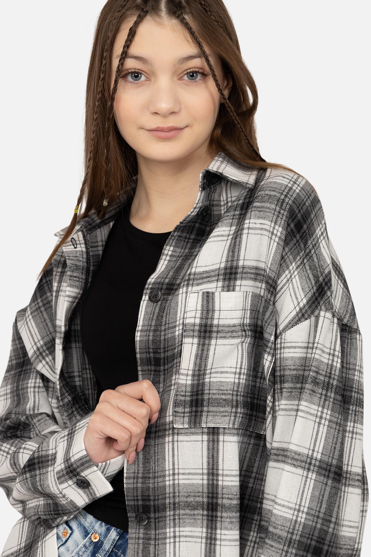 Сорочка жіноча ЦБ-00270130 р. 42 Чорний (SKT001045592) - фото 2 Сорочка жіноча ЦБ-00270130 р. 42 Чорний (SKT001045592) - фото 2