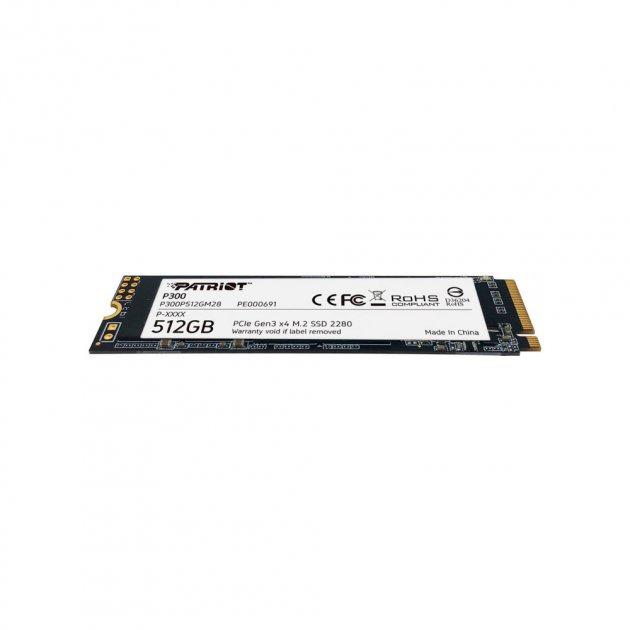 Твердотельный накопитель Patriot 512 Гб 3D NAND TLC (P300P512GM28) - фото 4