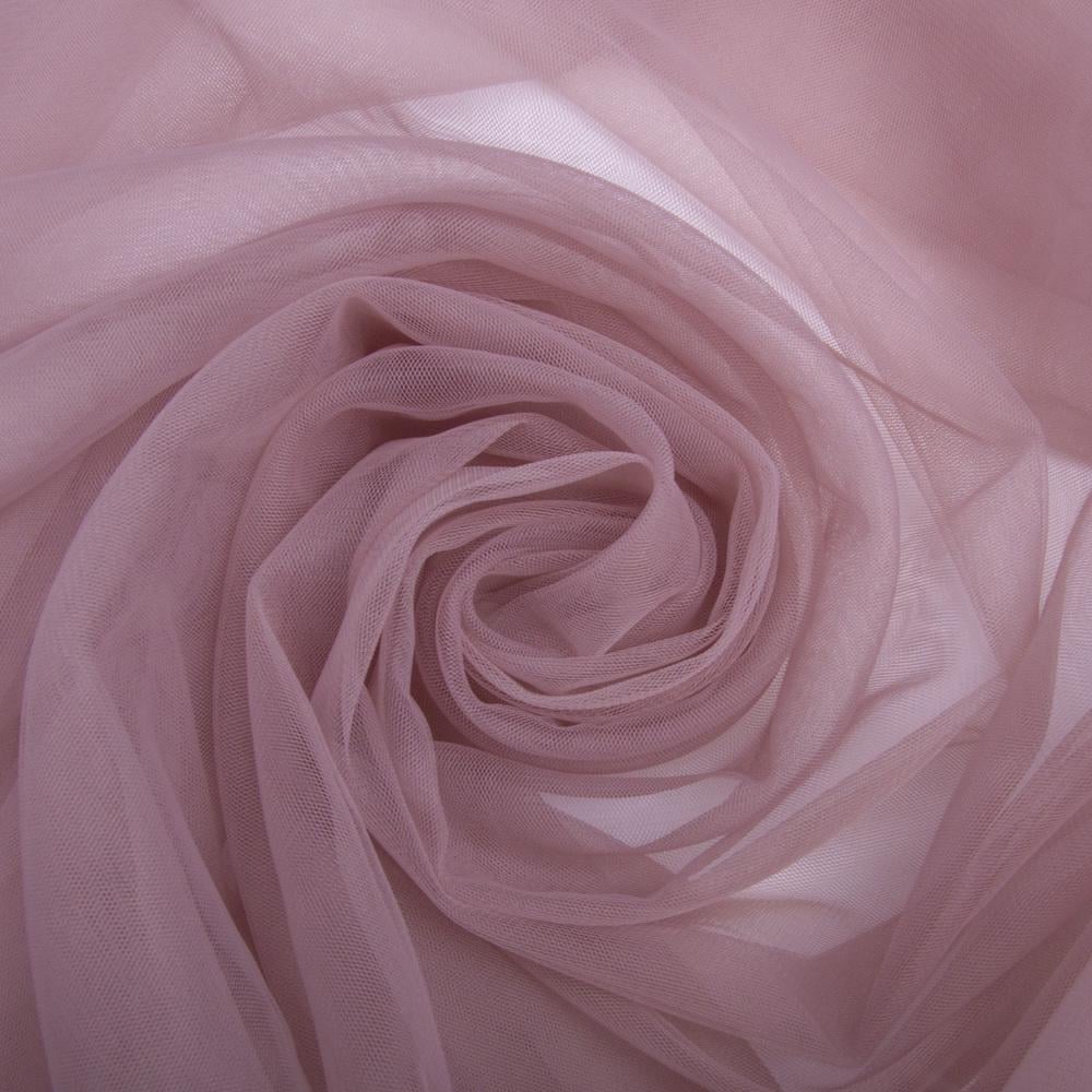 Тканина фатин V-H85 євро 3,0 м Сіро-пудровий (23681)