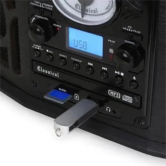 Програвач вінілу Auna NR-620 Ретро (10007043) - фото 8